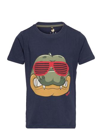 Tnbocco S_S Tee T-shirt Blå The New