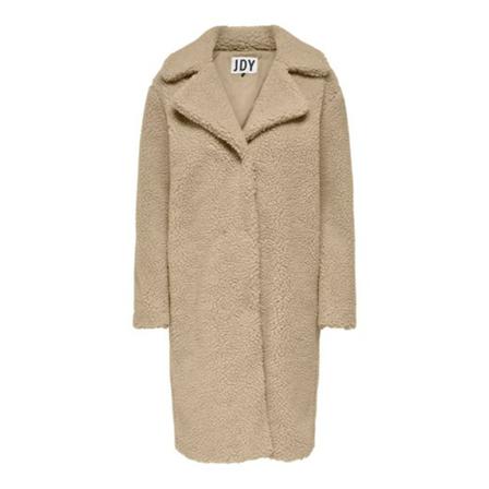 Jacqueline de Yong, Faux Fur & Shearling Jackets Beige, Dames, Maat:M