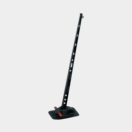 Flagghållare plast grå för PVC