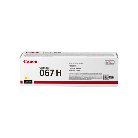 CANON Toner 067H 2,35K gul - Lyreco - Toner och bläck - Tonerkassetter - Toner Canon