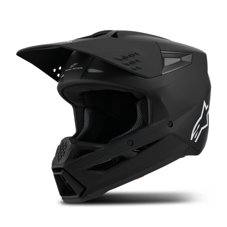 MX-kypärä Alpinestars SM3 Solid Musta Matta S