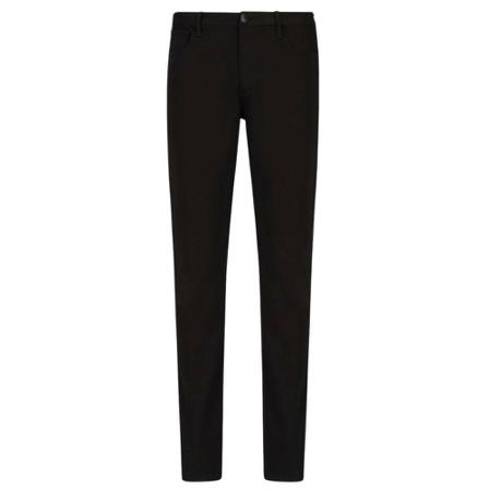 Emporio Armani, Slim-fit Trousers Zwart, Heren, Maat:W32