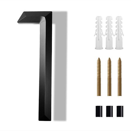 8" flytende husnummer Moderne husnummer 1 1