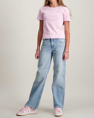 Kids ONLY KOGJUICY WIDE DES DNM JEANS AZG Blauw Jeans Meisjes - Kids Brand Store