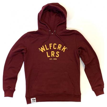 Wolfcreek Lures Logo Hoodie, Burgundy - M