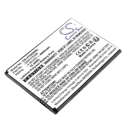 Batteri for smarttelefon, mobil for Vortex HD65Plus, HD65+