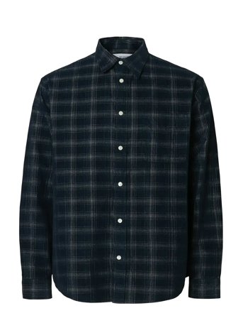 Selected | Slmregclaus Cord Yd Check Ls Shirt | M