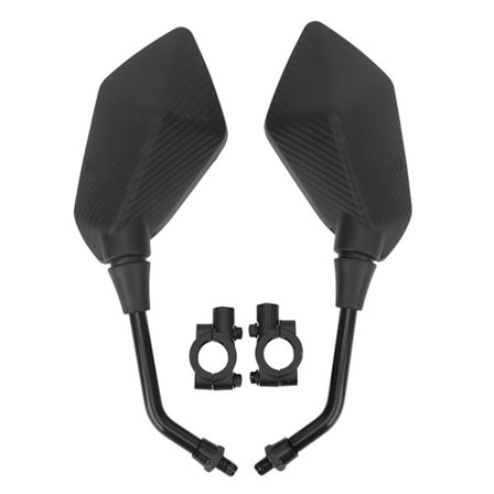 Karbonfiber Universell Stil Motorsykkel ATV Scooter Speil