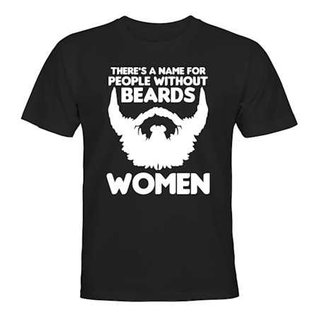 People Without Beards - T-SHIRT - HERR