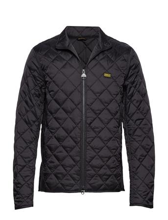 B Intl Gear Quilt J Black Vattert Jakke Svart Barbour*Betinget Tilbud