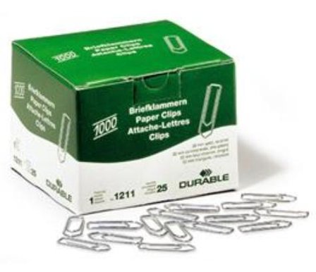 DURABLE Paper Clip Metal 1000 Pc(S)