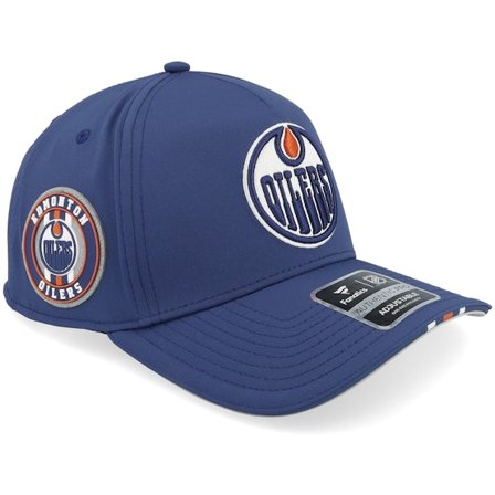 Fanatics - NHL Sininen adjustable Lippis - Edmonton Oilers Auth Pro 2025 NHL Mesh Blue A-Frame Adjustable @ Hatstore