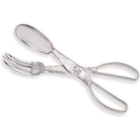 Salatbestik i plast/SAN, transparent, 28,5 x 8 x 6,5 cm