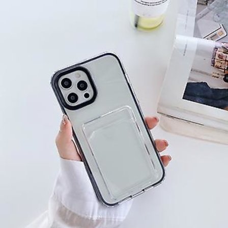 PC+TPU Kortfacksfodral för iPhone 12 / 12 Pro