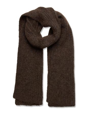 Pcbera Wool Long Scarf Noos Brown Pieces