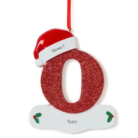 Mub- Custom DIY Name Letters A-Z Christmas Resin Pendant Decoration Trendy Christmas Tree Ornament