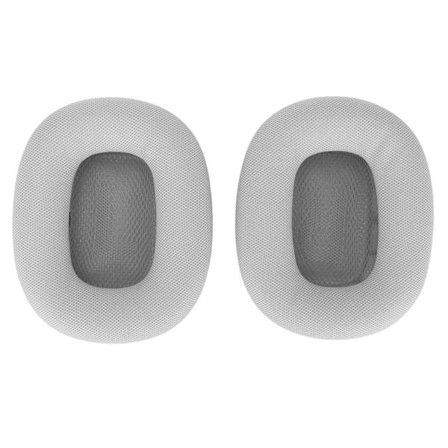 Erstatningsøreputer, Myke Minnefoam Hodetelefonøreputer, Erstatningsøreputersett, Lærøreputer Øreputer for Airpod MAX Headset234 (grå)