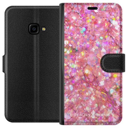 Kompatibelt Lommeboketui til Samsung Samsung Galaxy Xcover 4 Cactus and Friends – PinkGlitter