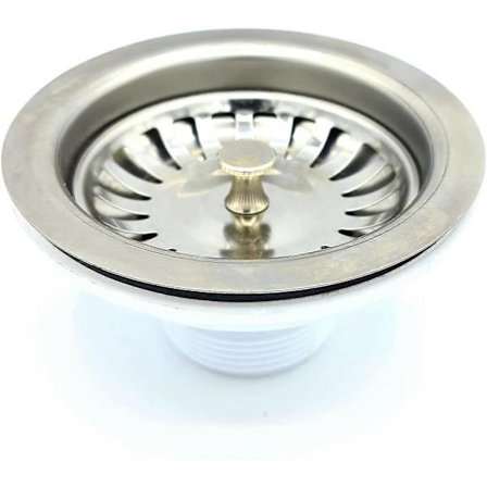 115 mm sil i rustfritt stål for kjøkkenvaskavløp vannlås [DB]