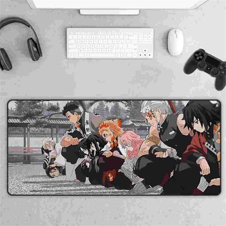 Hiirimatto Kumi Anime Piirretty Kuviot Liukumaton Vedenpitävä Pelaamiseen Hiirimatto Tietokonepöydän Matto 90x40cm(35x16in)