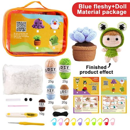 Hæklesæt til begyndere Hæklesæt til tøjdyr 03 03