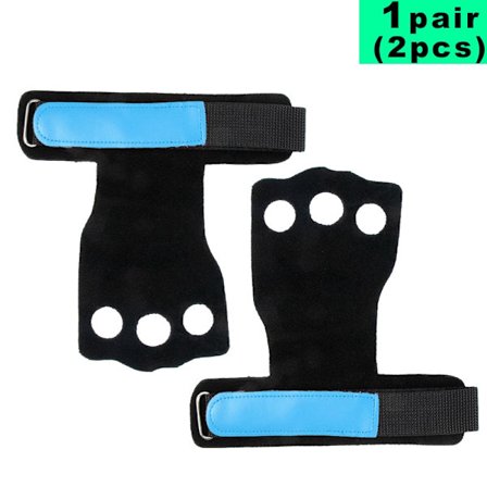 Gym Tyngdlyftshandskar 3 hål kohudsläder H