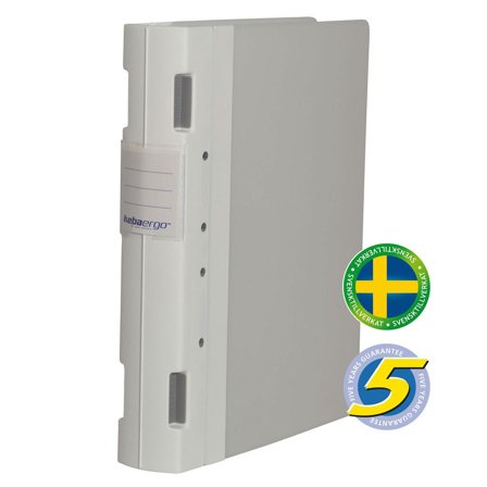 KEBA Gaffelpärm Ergo A4 55mm vit/neutral - Lyreco - Kontorsmaterial - Pärmar och register - Gaffelpärmar i plast