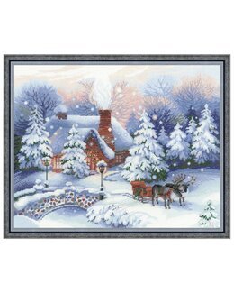 Stickpackung Bild Weihnachtsmorgen