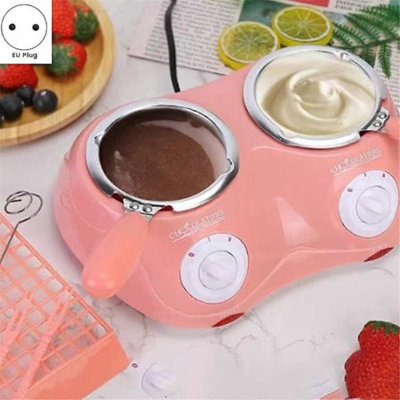 Elektrisk Dobbeltkedel Chokolade Smelteovn, Dobbelt Hastighed Varm Gryde Chokolade Smeltemaskine Se