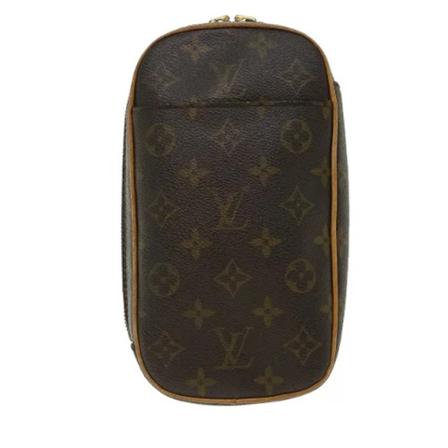 Louis Vuitton Vintage, Pre-owned Canvas louis-vuitton-bags Bruin, unisex, Maat:ONE Size
