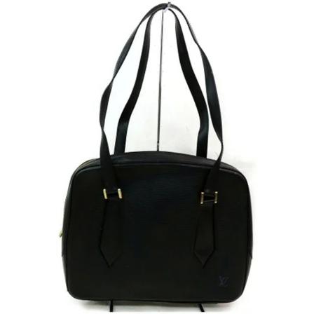 Louis Vuitton Vintage, Pre-owned Leather louis-vuitton-bags Zwart, Dames, Maat:ONE Size