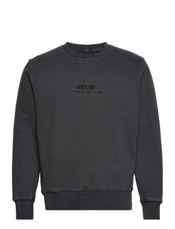 Neuw Embroidery Crew Svetari Collegepaita Musta NEUW