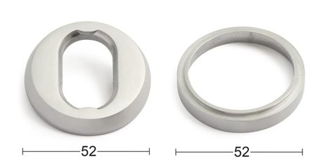 Habo 16803 Cilinderring blank krom, Dør- & vinduesbeslag