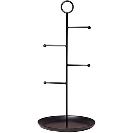 Smykkeholder i metall, smykkeholder i smijern for øredobber