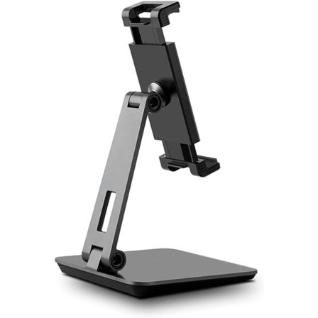 IC Justerbart tablettfäste, håller en hylla för stationär aluminiumdator mobiltelefon, stationär (färg: D)
