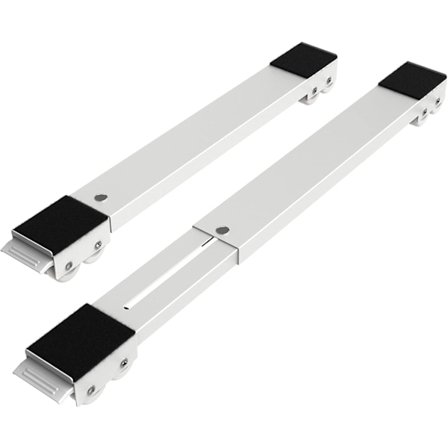 Flyttbar Trommelvogn Skap, Inntrekkbar Apparat Flyttbar Trommel Vaskemaskin Sokkel, Mobil Vogn Kjøleskap Stativ for Vaskemaskin, Ref