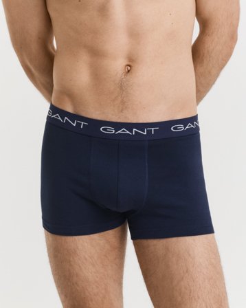 GANT Herren 3er-Pack Boxershorts (L) Marineblau