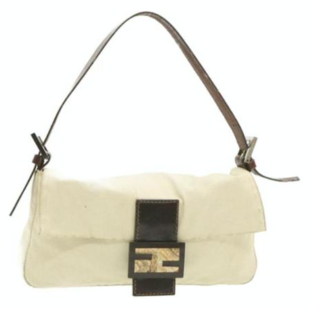 Fendi Vintage Pre-owned Tas , Wit , Dames , Maat: ONE Size Vintage Tassen