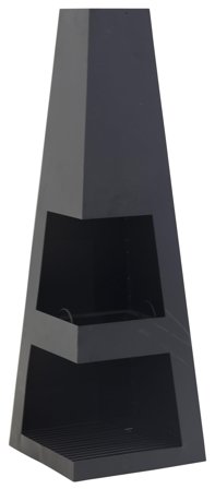 Venture Home Bastian 9345-112 Eldstad svart, Utemiljö