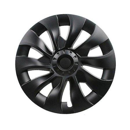 Model 3 Hjulkapsel 18 tommer, Navkapsel Fuld Dækning Udskiftningstilbehør til - Sort (Venstre) - Nyttig