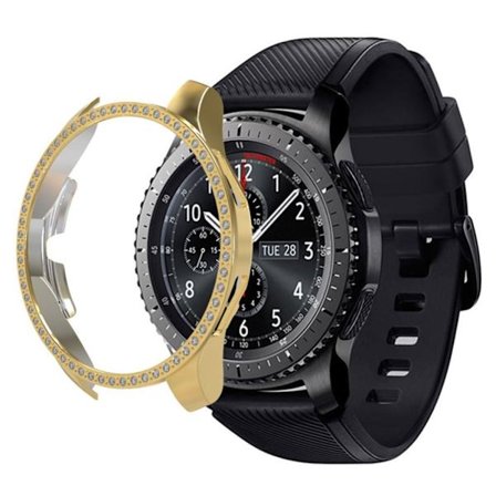 Samsung Galaxy Watch (46mm) dekorram med strass - Guld
