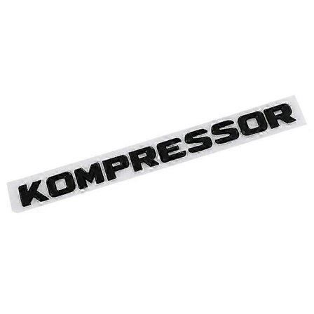 3D ABS Kompressor Logo Bokstäver Bil Bagagelucka Emblem För C E SLK 230 200 C230 C180 C200 Kompressor Dekal