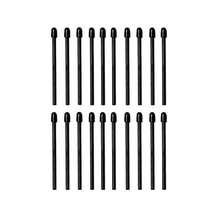 /EA/(20-pakning) Markørpennspisser/spisser for Remarkable 2 Stylus Penn Erstatning Myke spisser/spisser Svart-WELLNGS