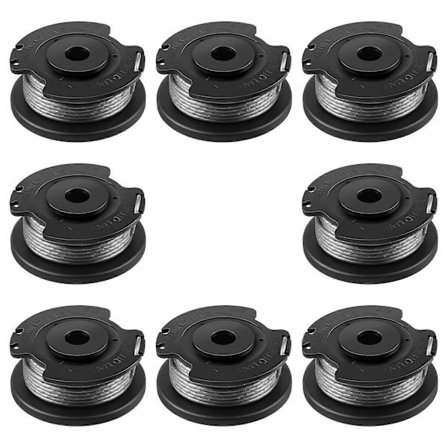 8-pak F016800569 Erstatningsspole til trimmertråd til Bosch EasyGrassCut 23, 26, 18, 18-230, 1 [DB]