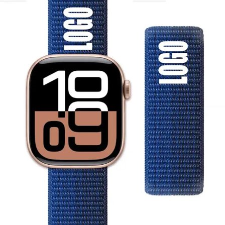 Nylon Loop Armband för Apple Watch band 44mm 40mm 45mm 41mm 46 42mm 49mm 44 45 mm armband iWatch serie 10 9 SE 7 6 5 4 Ultra 2
