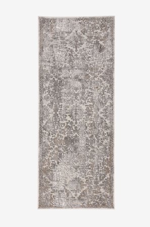 Venture Home - Tæppe Cleo Hypnos - Sølvfarvet - Fladvævede tæpper - 80X200 - Fra Homeroom