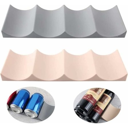 Vinflaskestableringsmatte Vinstativ for beholdere Sklisikker Vinflaskeholder Flaskeholder Plast Vinstativ Europeisk stil Vinflaskeholder Plast Stil 