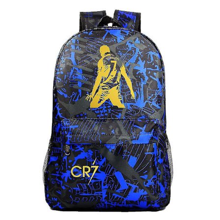 Cr7 Ryggsäck Med USB-Laddning, Stöldskyddslås, För Pojkar Och Flickor, Lämplig För Bärbara Datorer, Skolväskor, Rese-Mochila