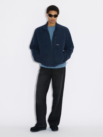 Holzweiler - Dovre Fleece Jacket - Dk. Navy - Mens - Extra Small