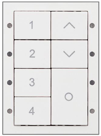 Helvar 135W Panel 7 knapp, scener, Strömbrytare & vägguttag